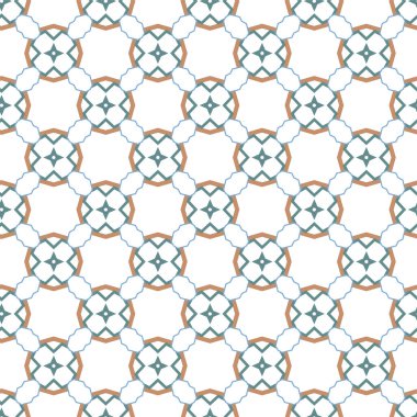 geometrik süsleme biçiminde kusursuz vektör deseni