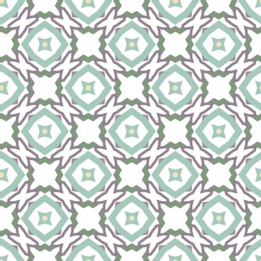 Dikişsiz geometrik süs vektör deseni. Soyut arka plan