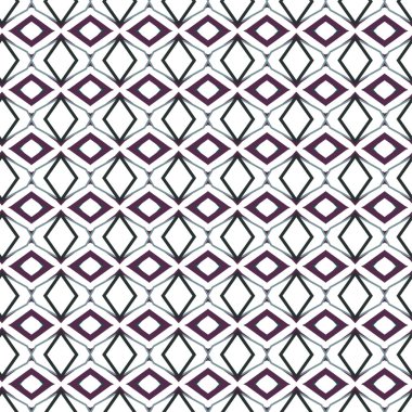 Dikişsiz geometrik süs vektör deseni. Soyut arka plan