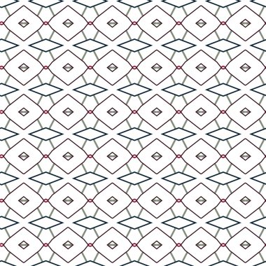 Dikişsiz geometrik süs vektör deseni. Soyut arka plan