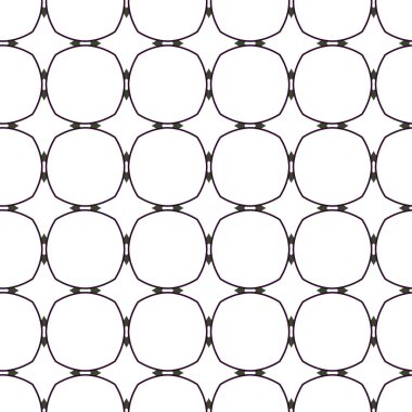 Geometrik süslemeli vektör deseni. Kusursuz tasarım dokusu.