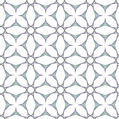 Geometrik süslemeli vektör deseni. Kusursuz tasarım dokusu.