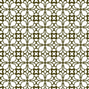 Kusursuz Vektör Deseni. Geometrik Süsleme Biçiminde Arkaplan DokusuName.