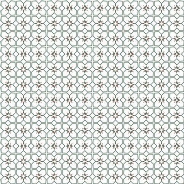 geometrik süsleme biçiminde kusursuz vektör deseni