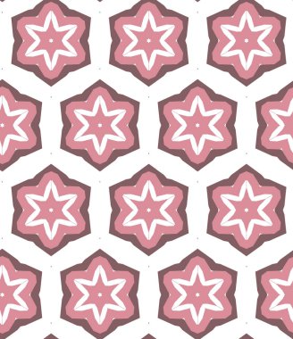 geometrik süsleme biçiminde kusursuz vektör deseni