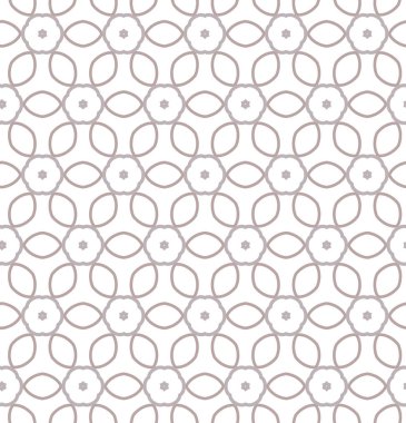 geometrik süsleme biçiminde kusursuz vektör deseni