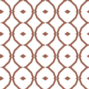 geometrik süsleme biçiminde kusursuz vektör deseni