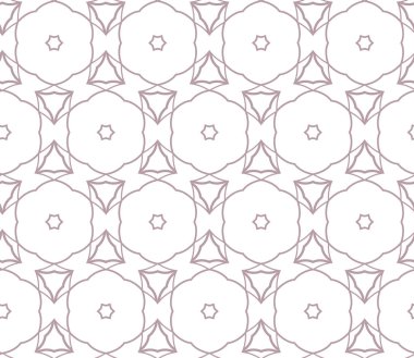 Geometrik süslemeli vektör deseni. Kusursuz tasarım dokusu.