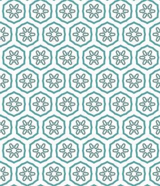 Geometrik süslemeli vektör deseni. Kusursuz tasarım dokusu.