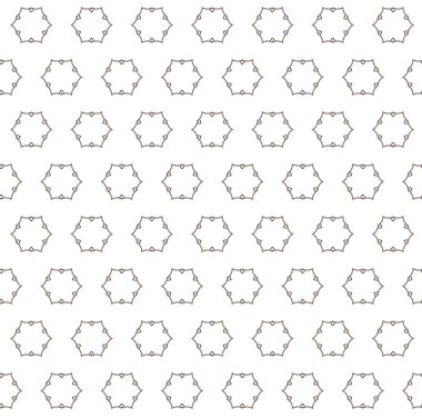 Geometrik süslemeli vektör deseni. Kusursuz tasarım dokusu.