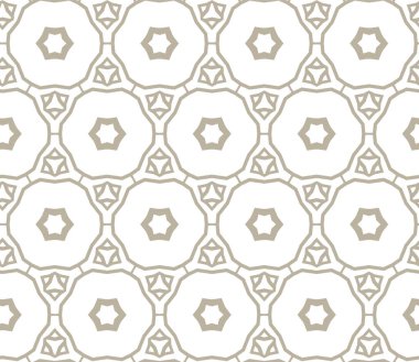 Geometrik süslemeli vektör deseni. Kusursuz tasarım dokusu.