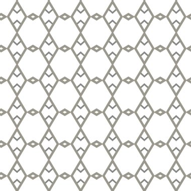 Geometrik süslemeli vektör deseni. Kusursuz tasarım dokusu.