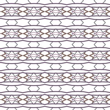 Geometrik süslemeli vektör deseni. Kusursuz tasarım dokusu.