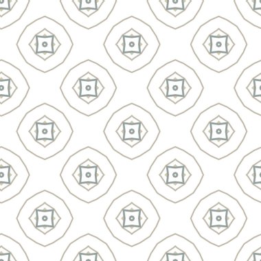 Geometrik süslemeli vektör deseni. Kusursuz tasarım dokusu.