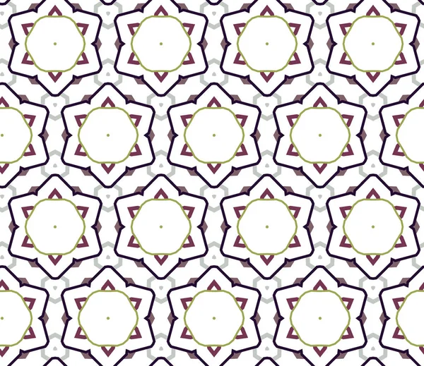 Patrón Vector Ornamental Geométrico Sin Costuras Fondo Abstracto — Vector de stock