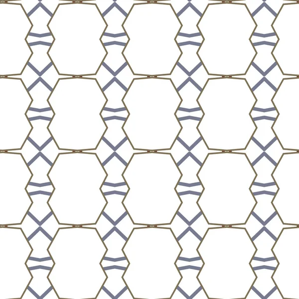 Padrão Vetorial Sem Costura Estilo Geométrico Ornamental — Vetor de Stock