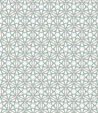 Dikişsiz geometrik süs vektör deseni. Soyut arka plan