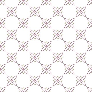 Kusursuz Vektör Deseni. Geometrik Süsleme Biçiminde Arkaplan DokusuName.