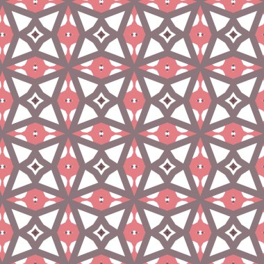 Dikişsiz geometrik süs vektör deseni. Soyut arka plan