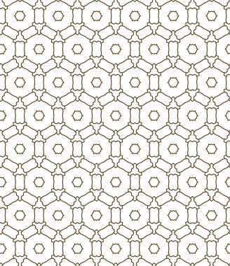 Dikişsiz geometrik süs vektör deseni. Soyut arka plan
