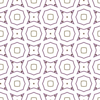 Dikişsiz geometrik süs vektör deseni. Soyut arka plan