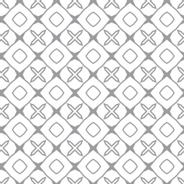 Geometrik süslemeli vektör deseni. Kusursuz tasarım dokusu.