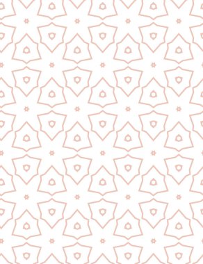 Dikişsiz geometrik süs vektör deseni. Soyut arka plan