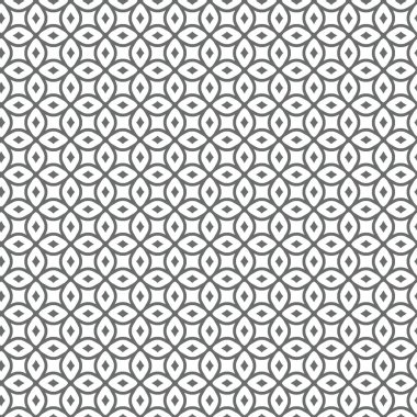 geometrik süsleme biçiminde kusursuz vektör deseni
