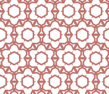 geometrik süsleme biçiminde kusursuz vektör deseni
