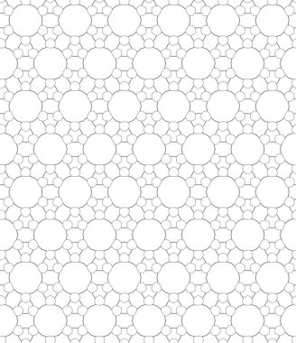 geometrik süsleme biçiminde kusursuz vektör deseni