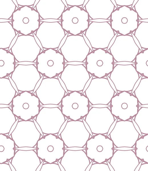 Nahtloses Vektormuster Geometrischen Ornamentalen Stil — Stockvektor