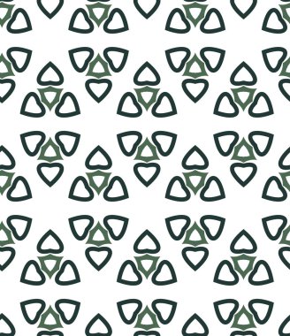 geometrik süsleme biçiminde kusursuz vektör deseni