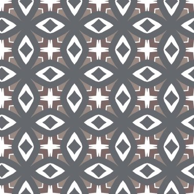 geometrik süsleme biçiminde kusursuz vektör deseni