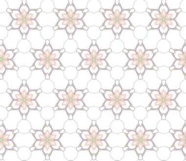 geometrik süsleme biçiminde kusursuz vektör deseni