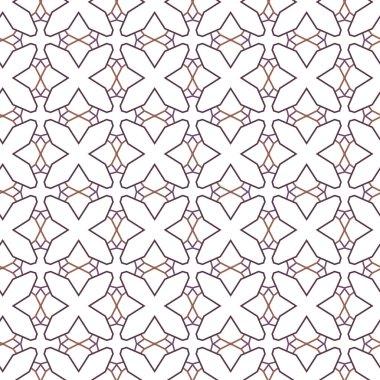 geometrik süsleme biçiminde kusursuz vektör deseni