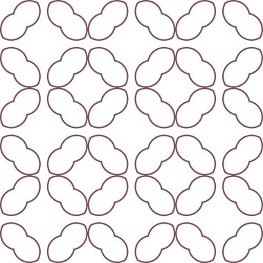 geometrik süsleme biçiminde kusursuz vektör deseni