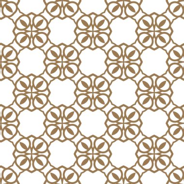 geometrik süsleme biçiminde kusursuz vektör deseni