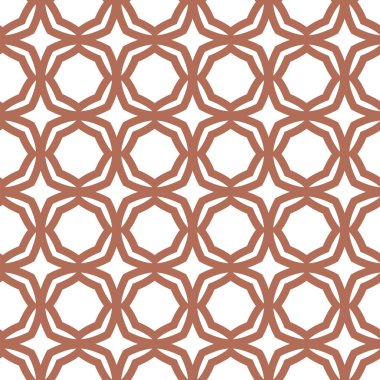 geometrik süsleme biçiminde kusursuz vektör deseni