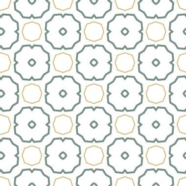 Geometrik süslemeli vektör deseni. Kusursuz tasarım dokusu.