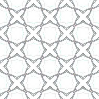 Geometrik süslemeli vektör deseni. Kusursuz tasarım dokusu.