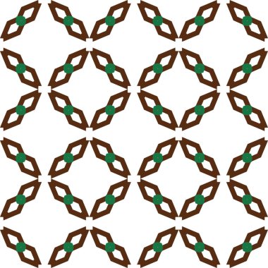 Geometrik süslemeli vektör deseni. Kusursuz tasarım dokusu.