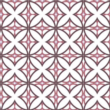 Geometrik süslemeli vektör deseni. Kusursuz tasarım dokusu.