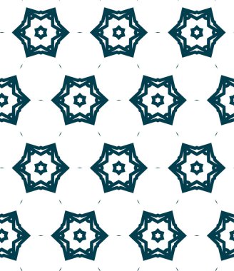 Geometrik süslemeli vektör deseni. Kusursuz tasarım dokusu.