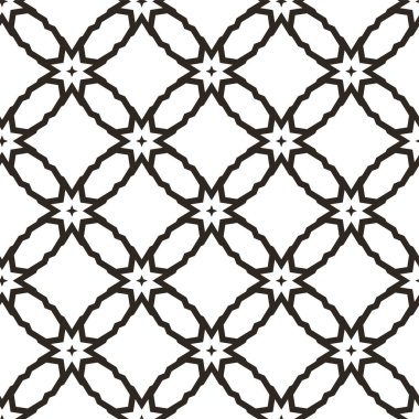 Kusursuz Vektör Deseni. Geometrik Süsleme Biçiminde Arkaplan DokusuName.