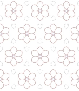 Kusursuz Vektör Deseni. Geometrik Süsleme Biçiminde Arkaplan DokusuName.