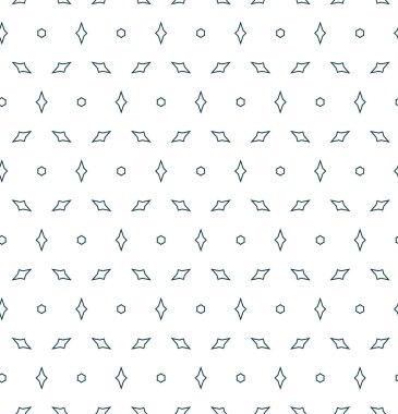 Kusursuz Vektör Deseni. Geometrik Süsleme Biçiminde Arkaplan DokusuName.