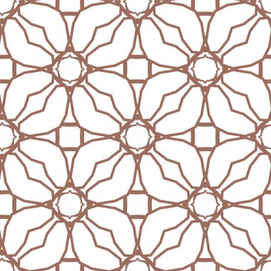 Kusursuz Vektör Deseni. Geometrik Süsleme Biçiminde Arkaplan DokusuName.