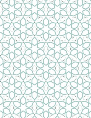 Geometrik süslemeli vektör deseni. Kusursuz tasarım dokusu.