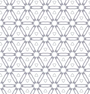 Geometrik süslemeli vektör deseni. Kusursuz tasarım dokusu.