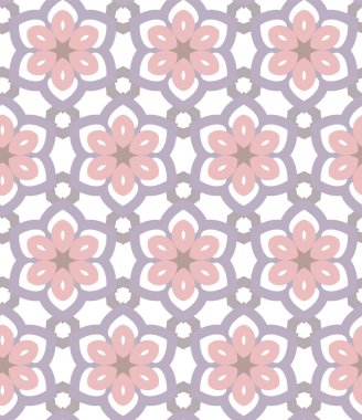 Geometrik süslemeli vektör deseni. Kusursuz tasarım dokusu.